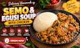 do semo and egusi soup with chicken