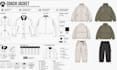 create fashion tech pack design, apparel tech pack cad, clothing tech pack