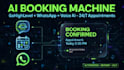 build ai booking chatbot with gohighlevel whatsapp voice