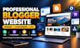 design blogger template and customize blogspot website