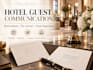 create professional hotel guest communication templates