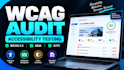 perform a wcag accessibility audit and website accessibility testing