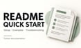 write a clear readme and quick start for your python project