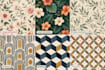 design seamless patterns for fabric, textile, packaging