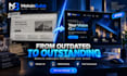 design and develop a modern responsive business website