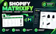 migrate, import, export, and bulk edit shopify products using matrixify CSV