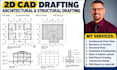 do 2d cad drafting architectural structural plans permit drawings
