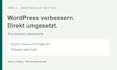 optimize your german wordpress service page and implement on page SEO