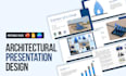 design architectural presentation boards, diagrams and slides
