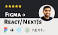 convert figma to react nextjs and tailwind CSS