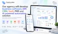 develop custom erp, CRM, saas software and ai automation solutions