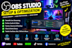 setup and optimize obs studio for professional live streaming