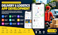 build custom delivery app, logistics app, courier app, package delivery app