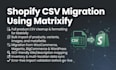 do shopify csv migration using matrixify bulk product import