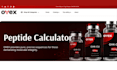 peptide vial label supplement label and product packaging design