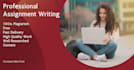 write assignment and content professionally for you