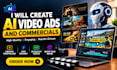 create ai video ads and commercials