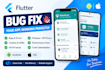 fix bugs and errors in your flutter android or ios app