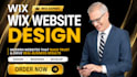 create wix website, wix website redesign wix website development