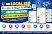 do local SEO google 3 pack ranking gbp optimization  local serp analysis