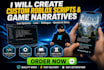 write custom roblox lua scripts, systems and game narrative script writing