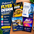 design a professional eye catching flyer
