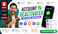 uber reactivation, spark reactivation, uber eats reactivation, uber driver