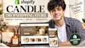 design a candle dropshipping shopify store and redesign