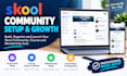 build and set up your skool community, cou