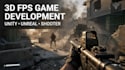 develop 3d fps shooter game, 3d shooting game, multiplayer fps game development