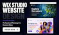 design wix studio professional website, redesign wix studio website