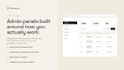 build a custom crud admin panel to manage your business data