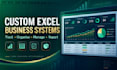 create an excel business tracker or management system