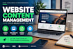 manage and update your website content