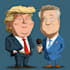 do a political or satirical cartoon