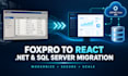 migrate foxpro app to react net and sql server