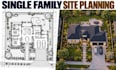design single family site planning layouts residential development plans