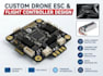 design drone flight controller pcb, esc, and power distribution board