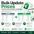 bulk update prices across your product catalogue