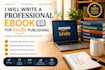 write a professional ebook for kindle publishing