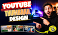 design a high CTR youtube thumbnail