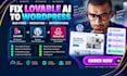 fix lovable ai migrate lovable to wordpress integrate manychat clone lovable ai