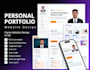 design modern personal portfolio website