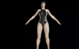 interactive web glb avatar,fitness character,gymnastic model,vrm vrchat,unity3d