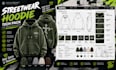 create streetwear hoodie tech pack for manufacturing