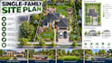 design single family site planning layouts residential development plans