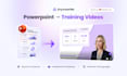 turn your powerpoint into a video with voiceover or avatar