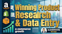 do winning product research and data entry for your store