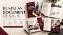 create company overview, annual report, catalog  brochure design