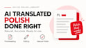 humanize your ai translated polish content